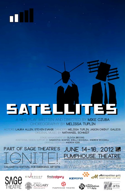 SATELLITES Poster - Design by Andrew Kerr