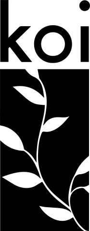 Koi - Black - Transparent - HIGH RES